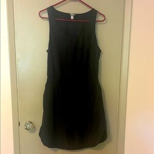 A new day summer black sleeveless dress.